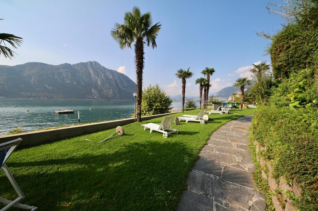 Luganersee, Pool, Strand, Parkplatz, Suite 302 Bissone Buitenkant foto